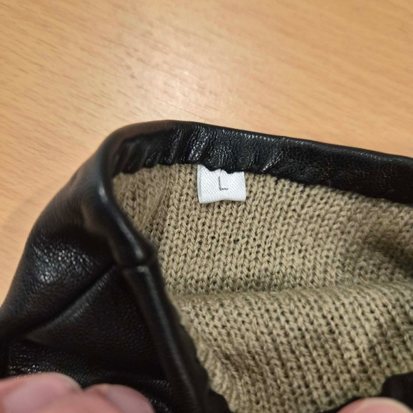 Nordstrom NWT Fall & Winter Classy Timeless Downtown 100% Lined Leather Gloves L - Picture 3 of 5